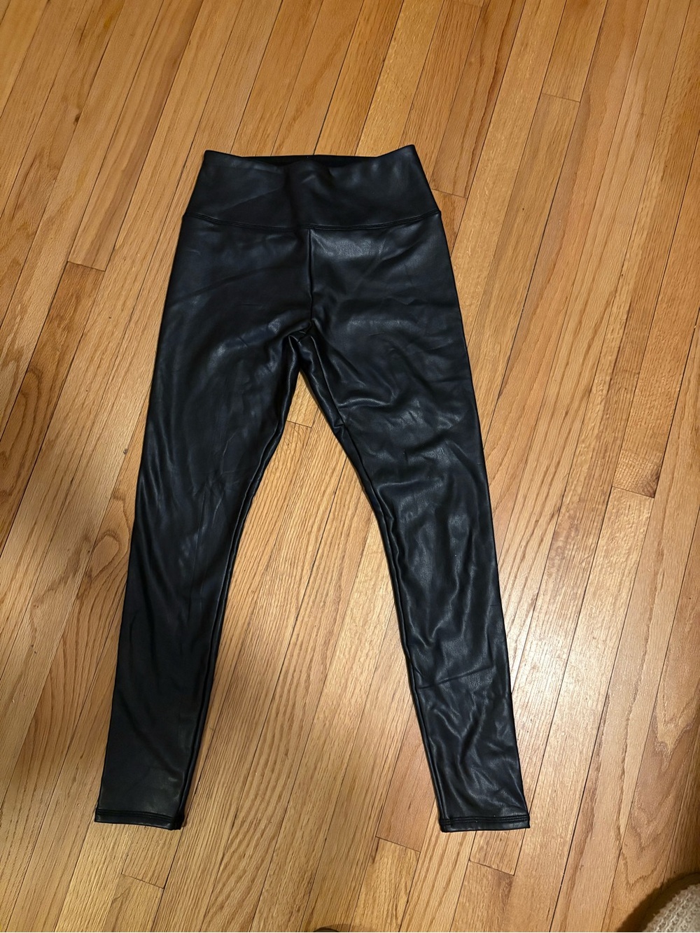 Faux Leather Black Leggings